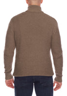 Anker Zip Knit in Beige from City Club - Model Shot Back