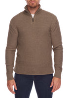 Anker Zip Knit in Beige from City Club - Front Shot