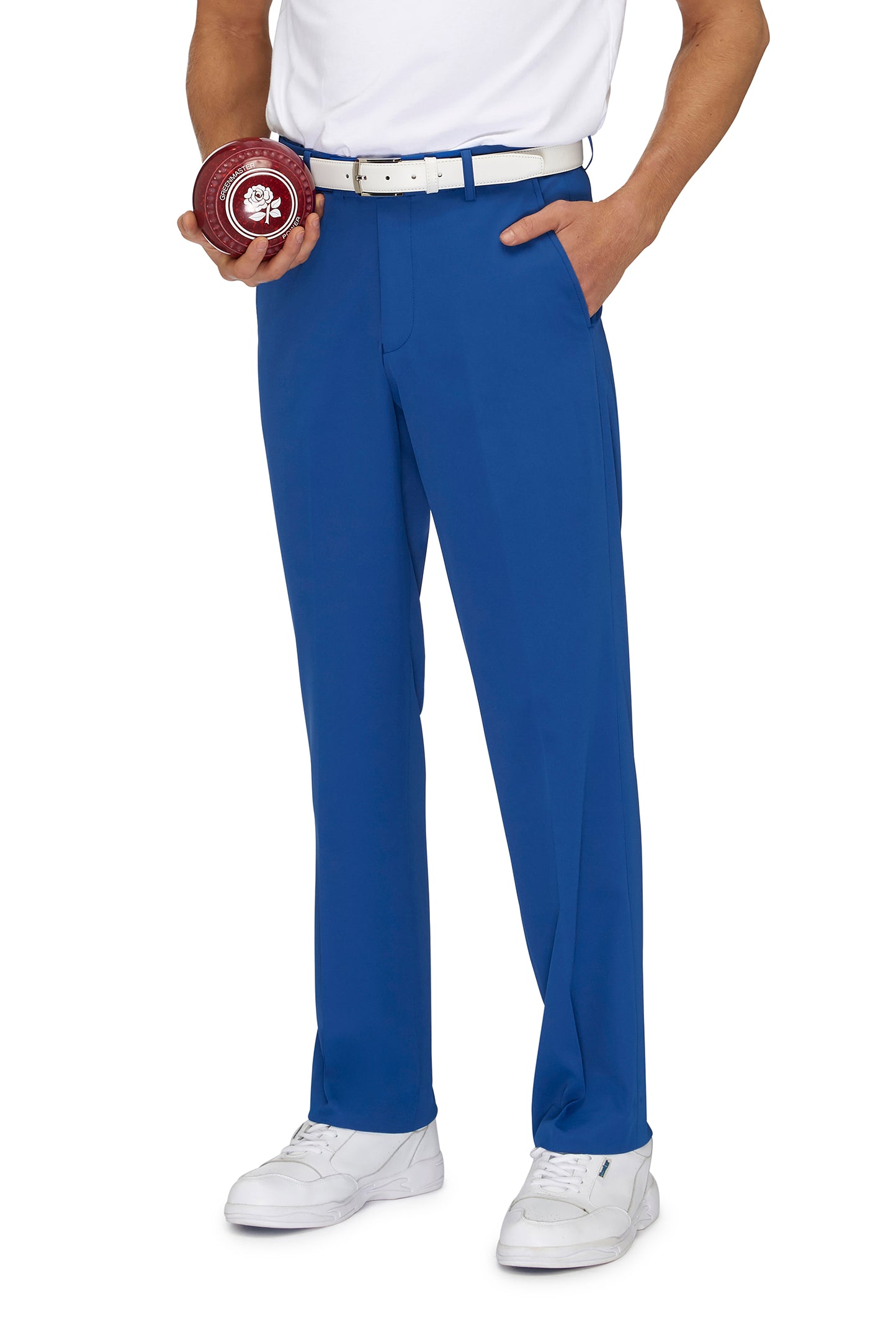 City Club Fraser B Flash Bowl Royal Blue Trouser (Front)