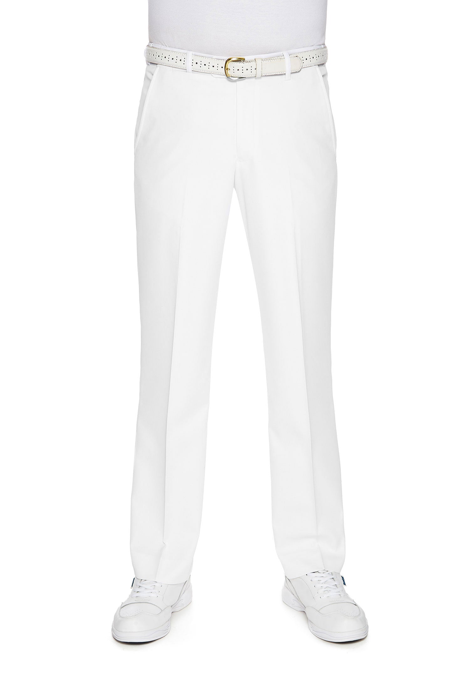 City Club Fraser B Flash Bowl White Trouser (Front)