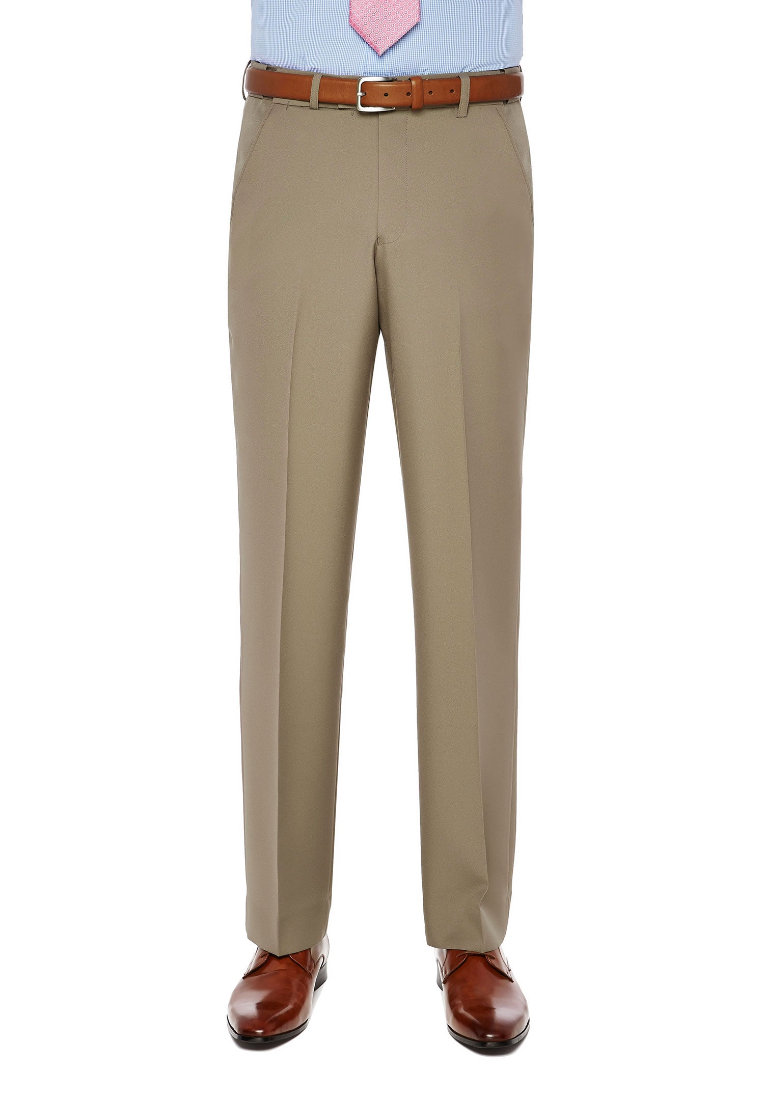City Club Fraser City Coast Beige Trouser - Front
