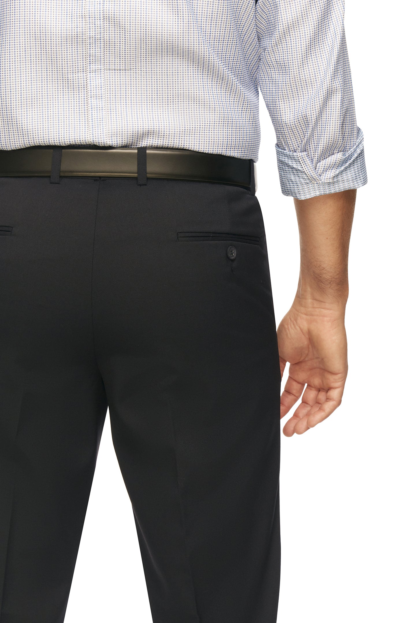 Fraser PWLG City Club Black Trouser Pants (detail back)