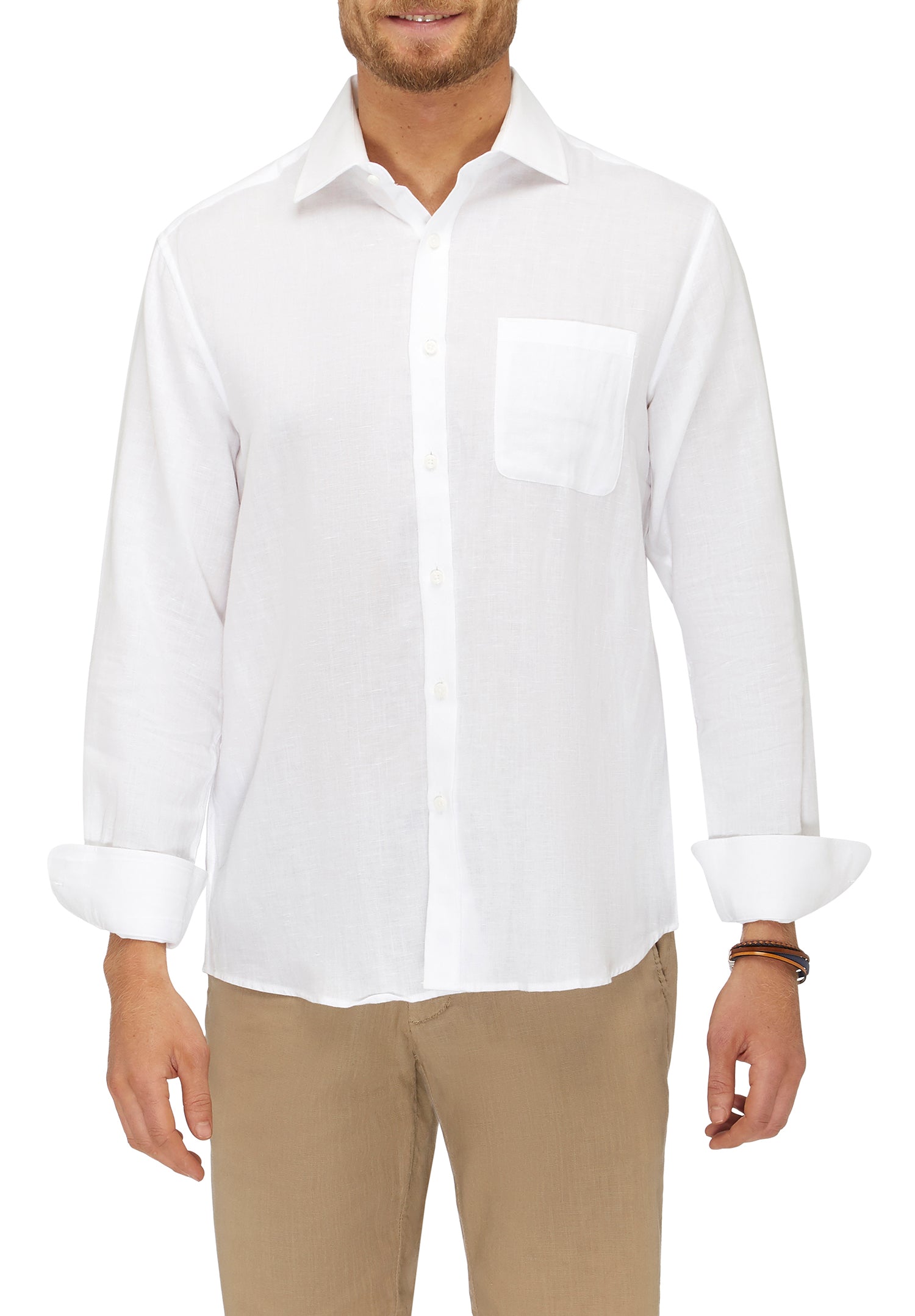 City Club Smart Casual Resort Shirt - White