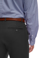 City Club Shima 2009 Charcoal Pant square weave detail (back)