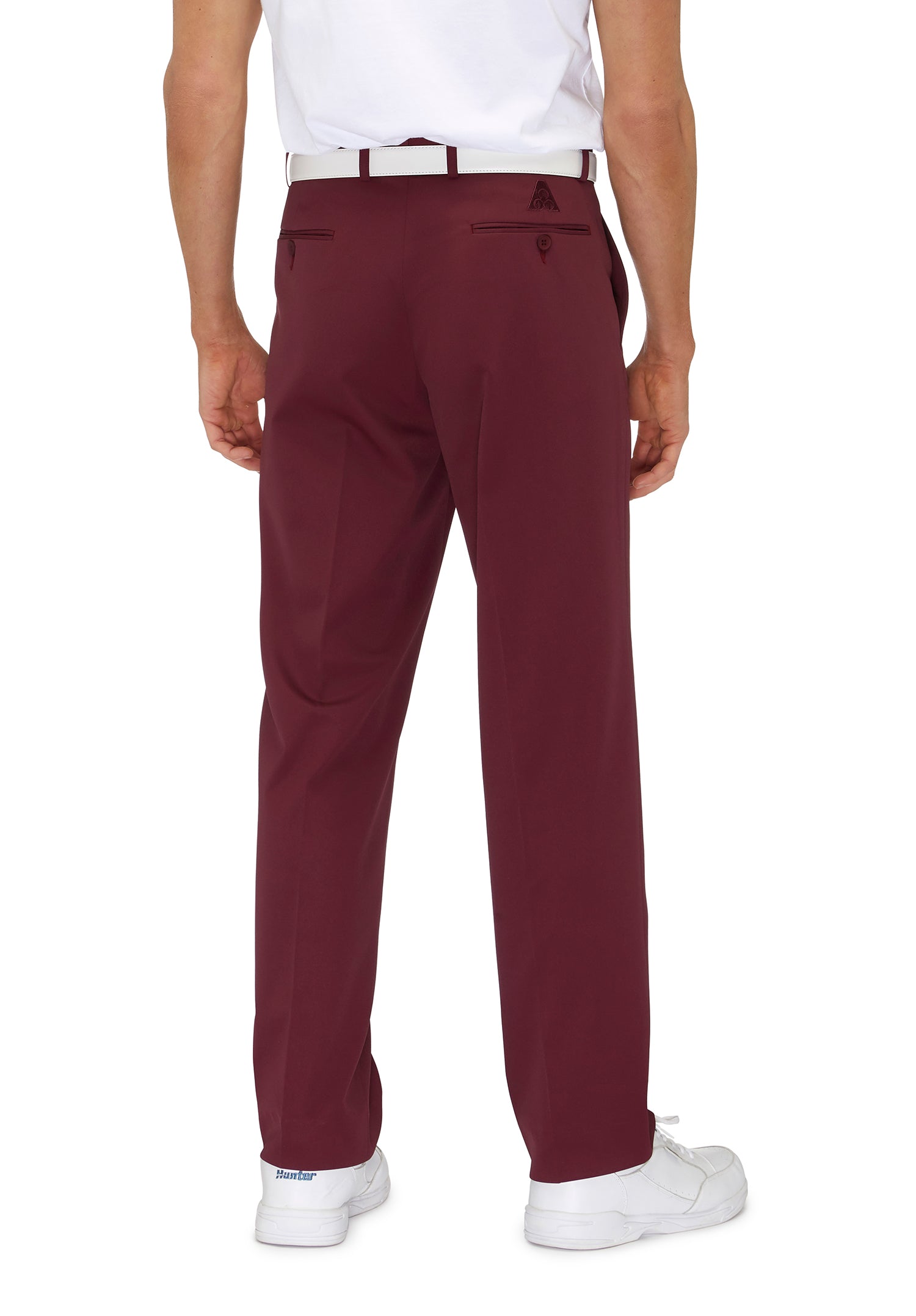 City Club Fraser B Flash Bowl Maroon Trouser (Back)
