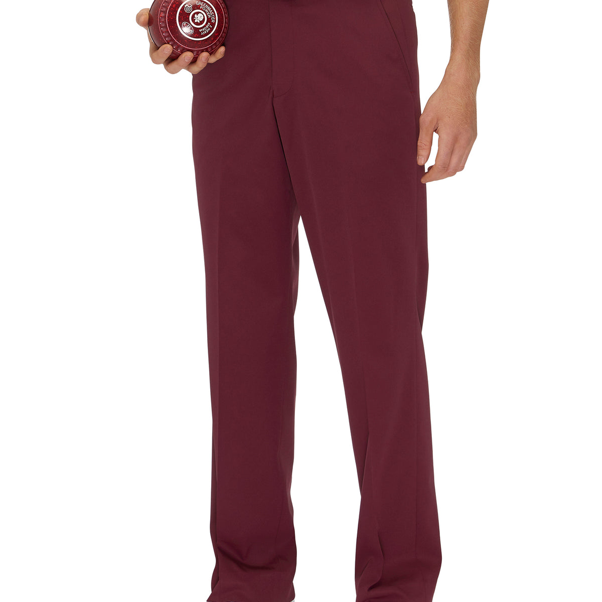Maroon Fraser B Flash Trouser by City Club
