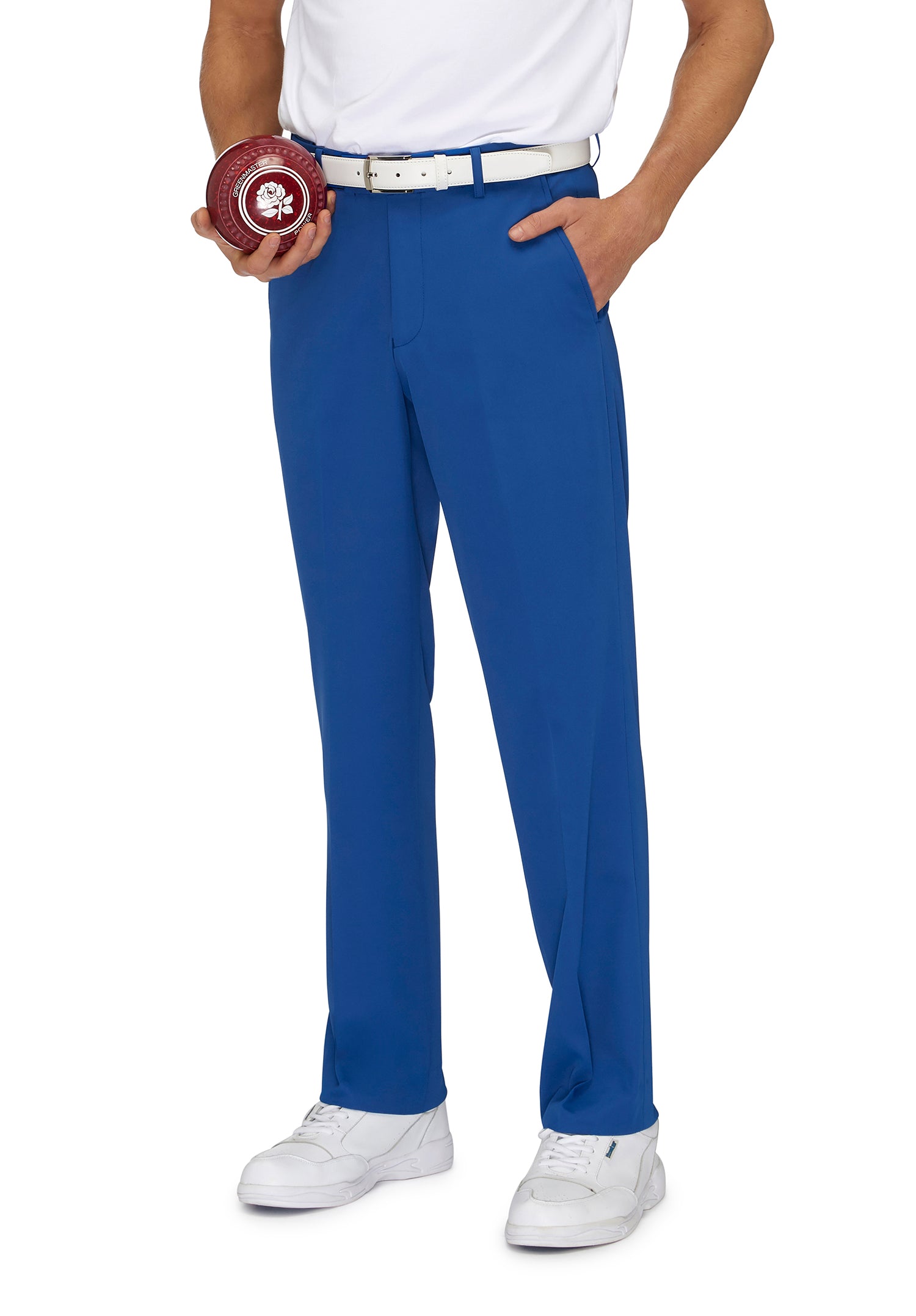 City Club Fraser B Flash Bowl Royal Blue Trouser (Front)