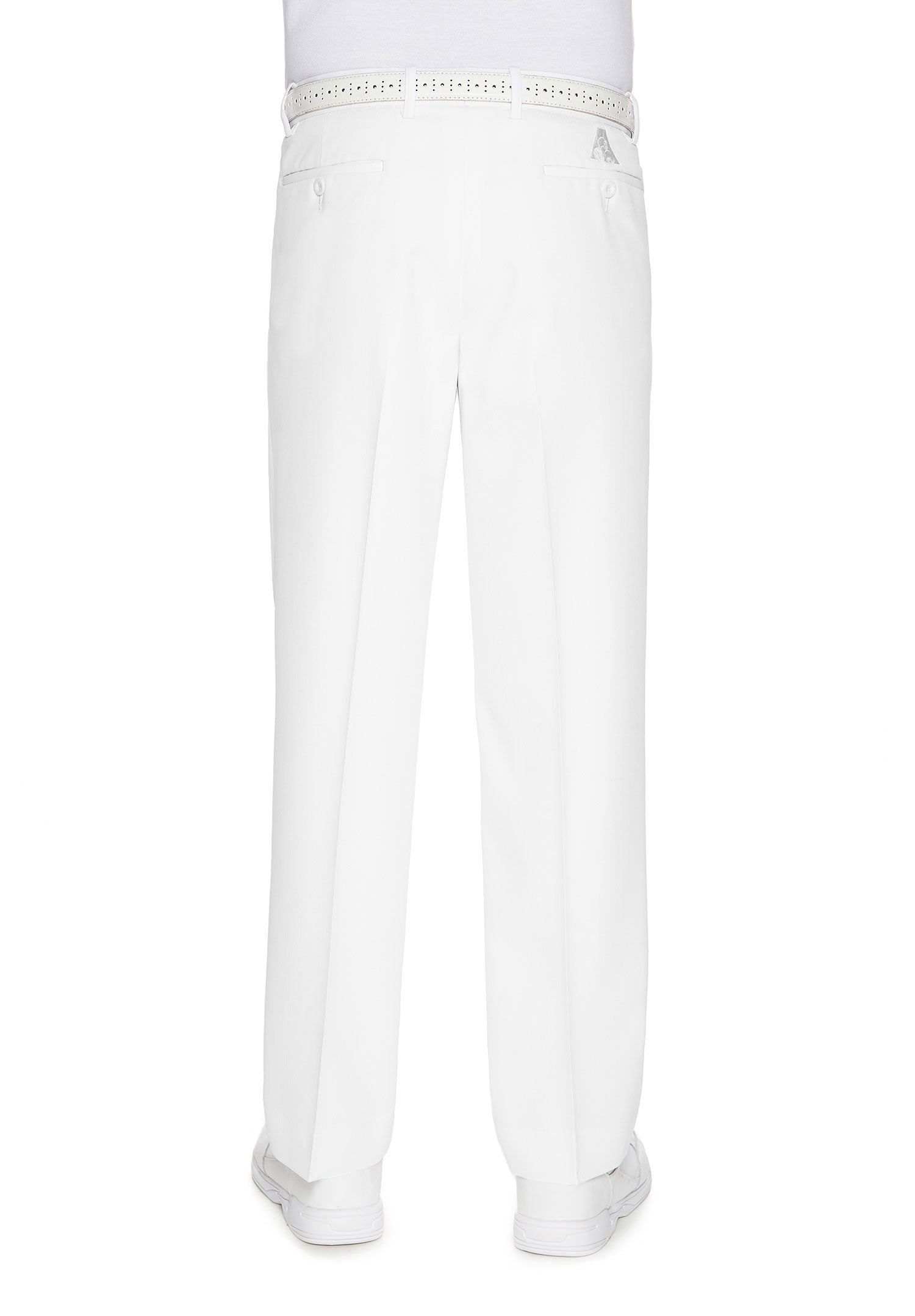 City Club Fraser B Flash Bowl White Trouser (Back)