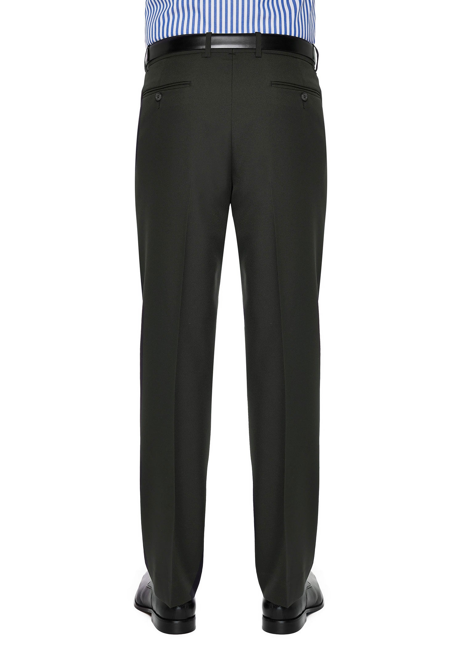 City Club Fraser City Coast Charcoal Trouser - Back