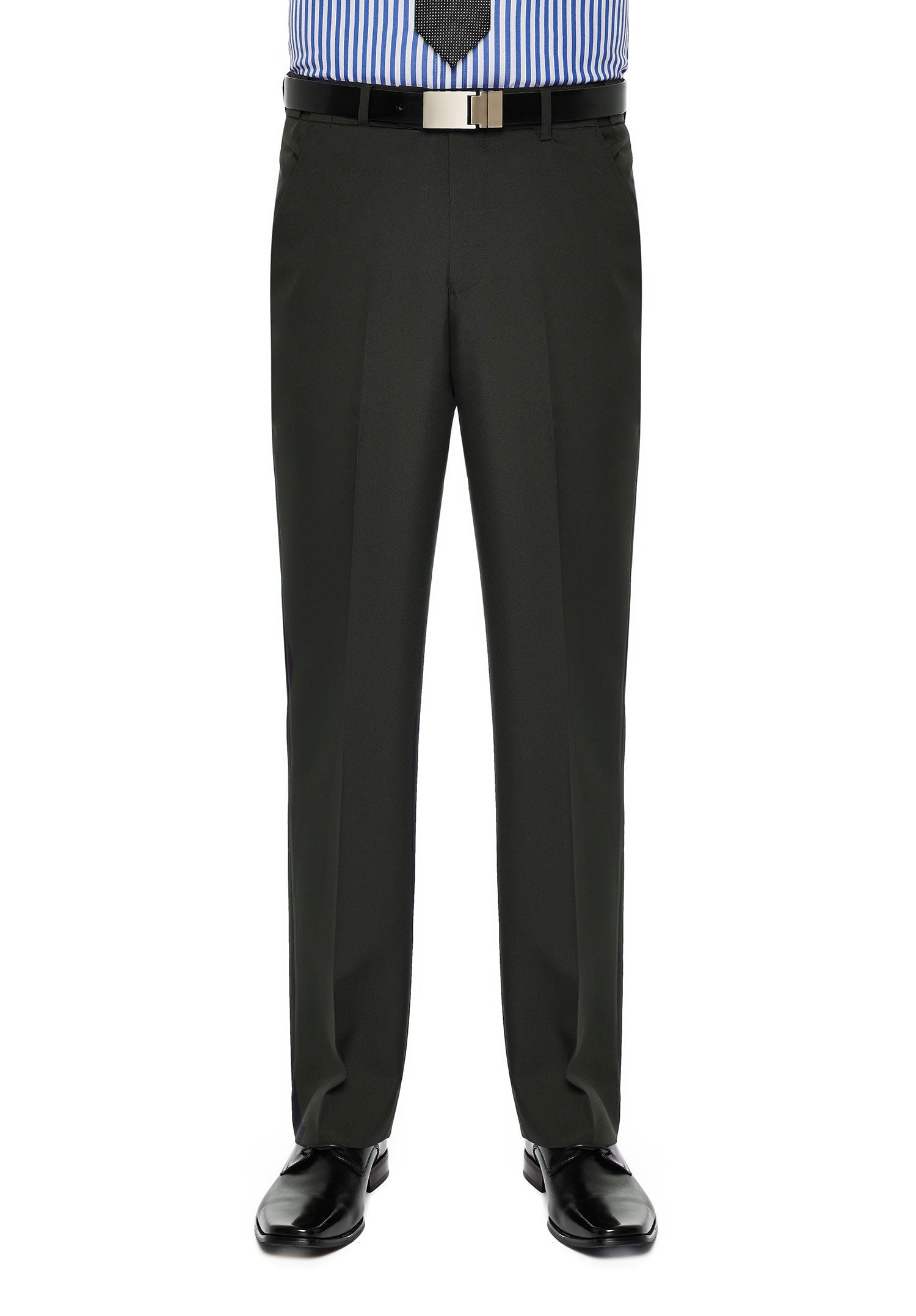 City Club Fraser City Coast Charcoal Trouser - Front